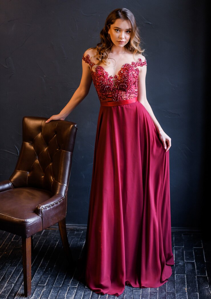 Silk reception deals dress