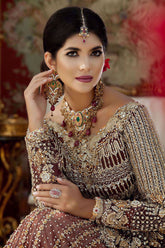 Gold Plated Ruby Set Tehxeeb London