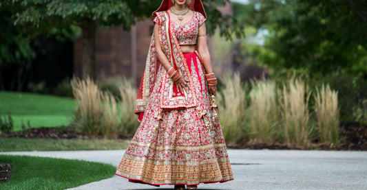 Trendy bridal lehenga styles for brides 